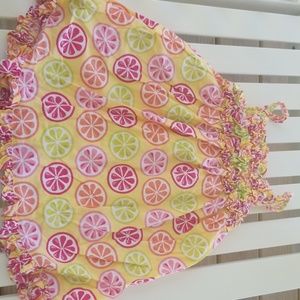 Gymboree 2t sundress line orange grapefruit
